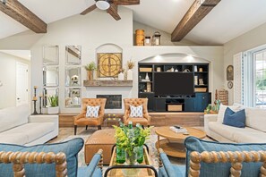 Smart TV, fireplace, offices