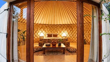 Cabaña de lujo | 1 dormitorio, ropa de cama de alta calidad, decoración individual