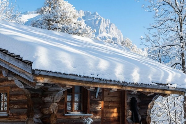 Hytte – deluxe, 1 soverom, fjellutsikt | 1 soverom, sengetøy av topp kvalitet og individuelt dekorert