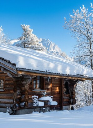 Deluxe-Ferienhütte, 1 Schlafzimmer, Bergblick