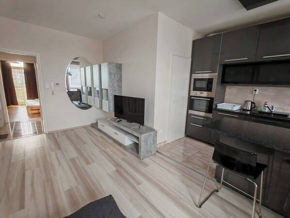 Apartment, 2 Bedrooms, Smoking, Balcony | Living room - Domby Apartment With Balcony (Kecskemet)