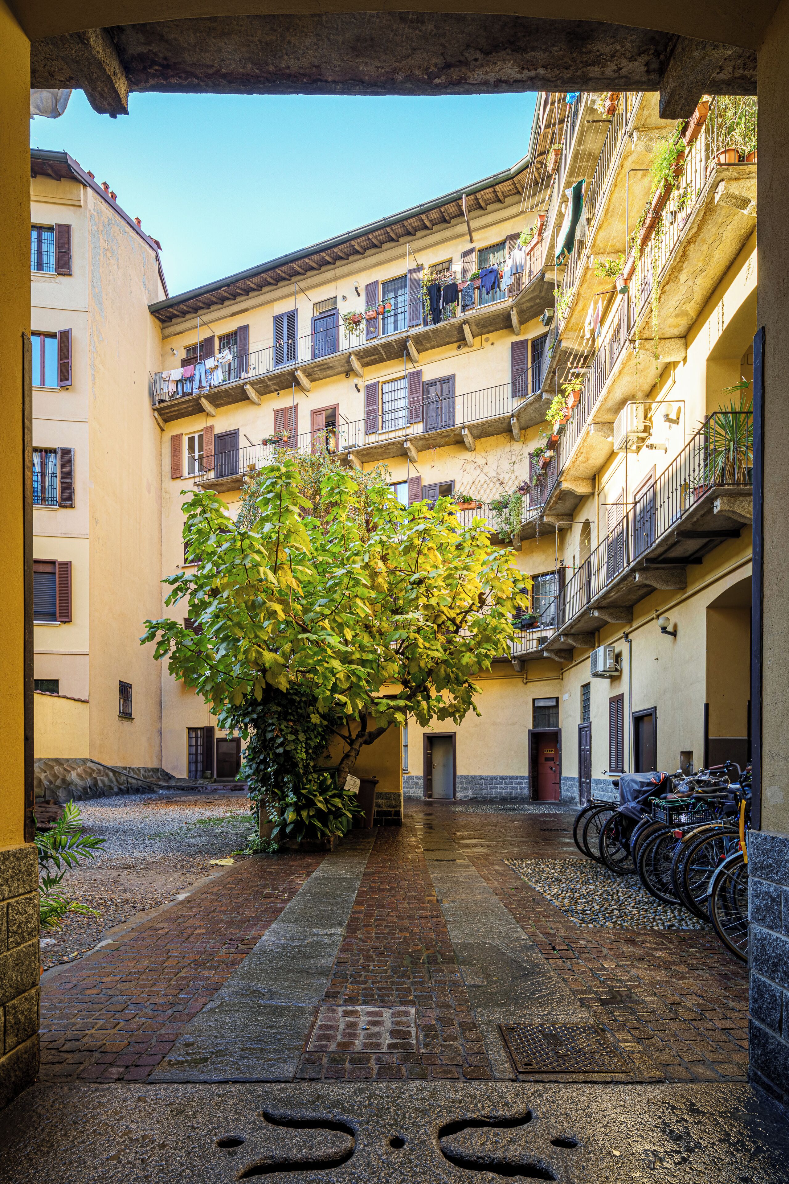 Huoneisto, näköala pihalle | Terassi/patio