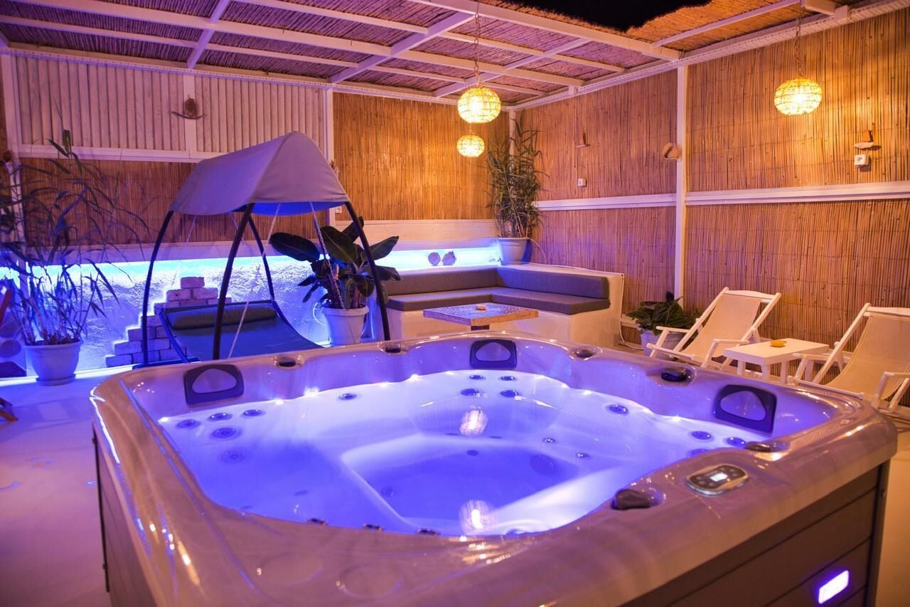 Appartement Deluxe, bain à remous | Bain à remous privé