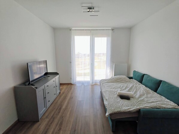 Estudio, varias habitaciones, para fumadores, balcón | 1 habitación 