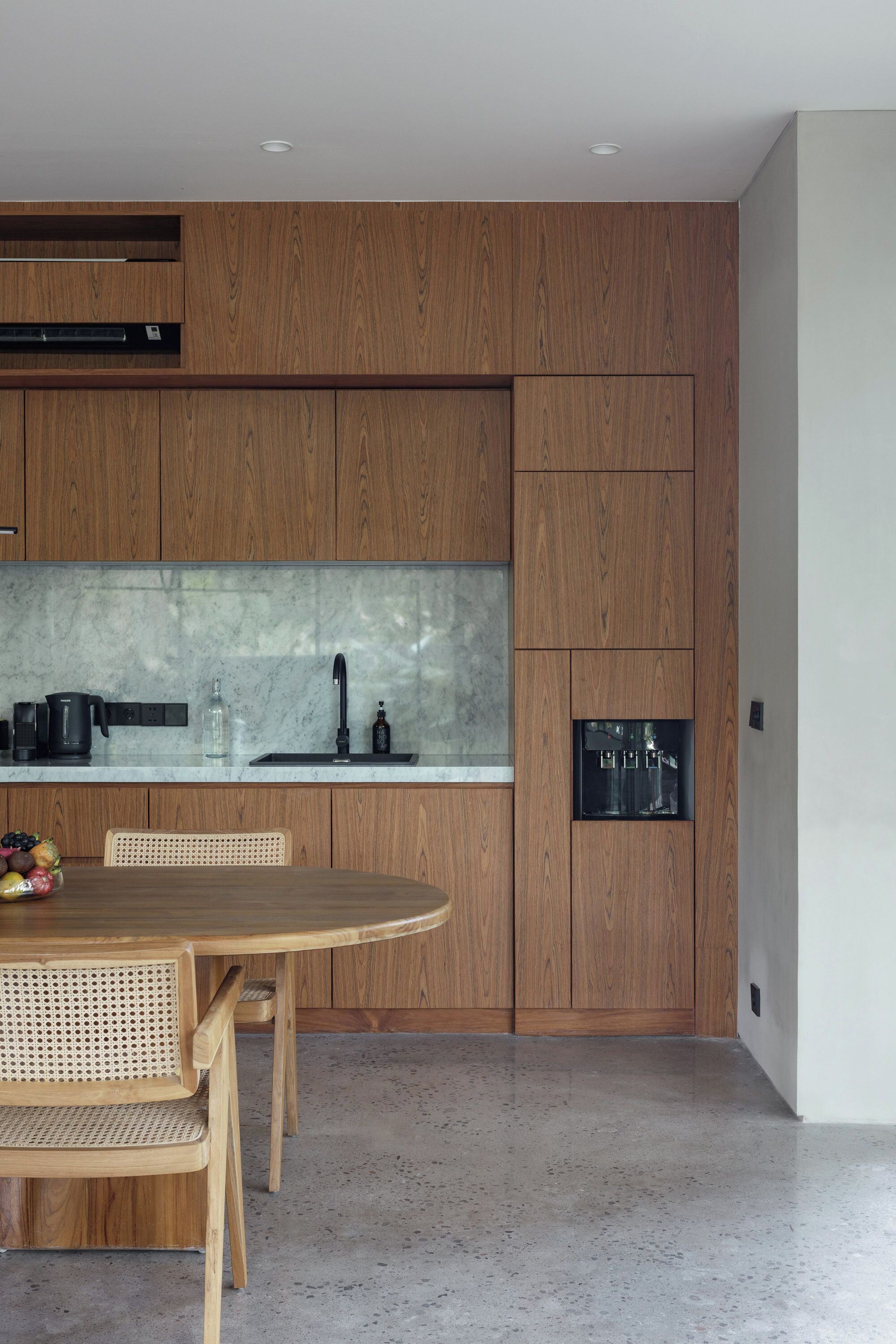 别墅, 2 间卧室, 私人游泳池, 花园景观 | 私人厨房 | 大冰箱、微波炉、烤箱、炉灶