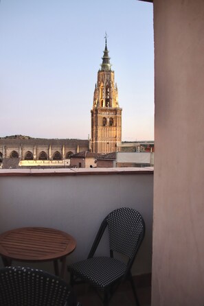 Deluxe Double Room, Balcony, City View | View from room - Posada San Ginés (Toledo)