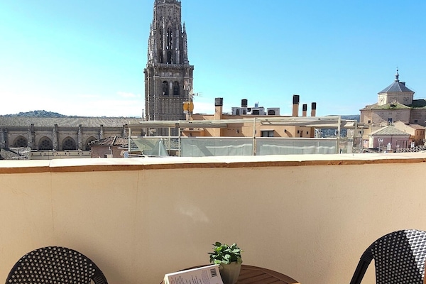 Deluxe Double Room, Balcony, City View | Terrace/patio