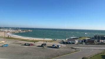 Vue sur la plage/lâocĂ©an