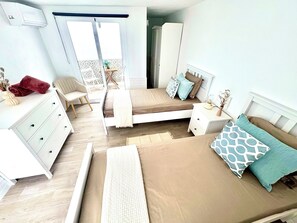 2 habitaciones, tabla de planchar con plancha y wifi gratis 