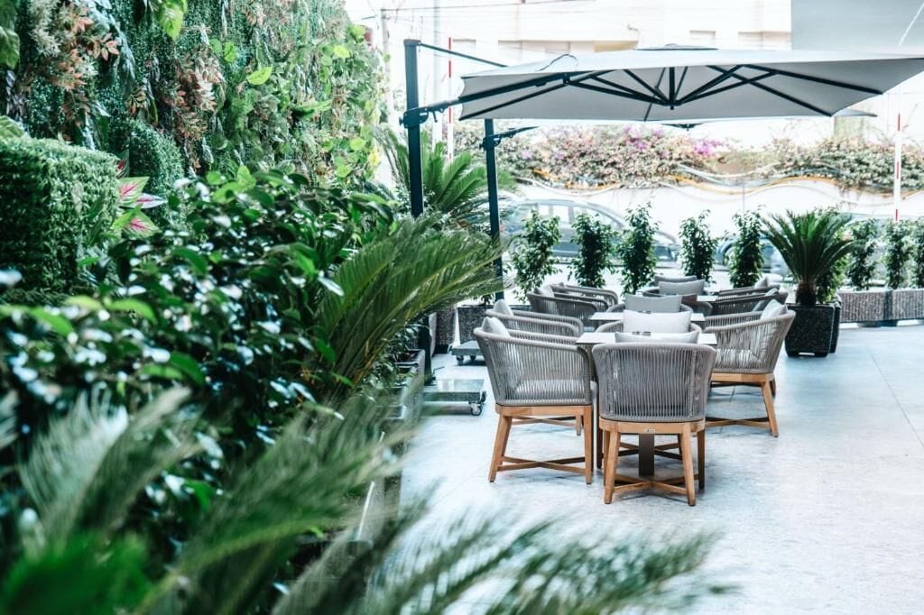 Façade de l’hébergement