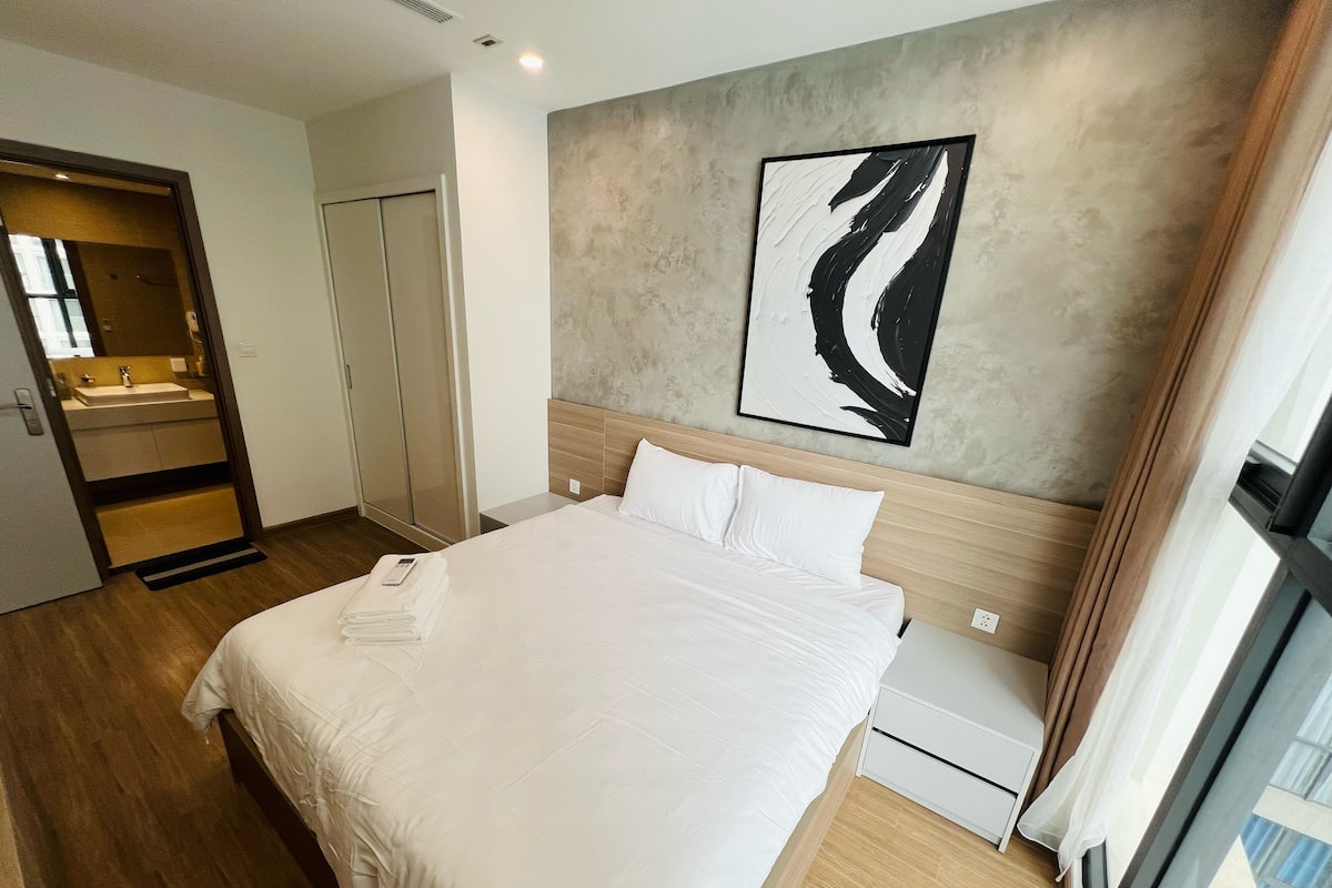 Apartemen Deluks, 3 kamar tidur | 2 kamar tidur, seprai premium, meja kerja, dan ruang kerja ramah laptop