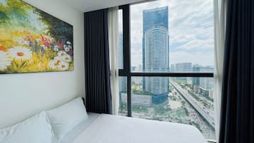 Deluxe-Apartment, 1 Queen-Bett, Stadtblick