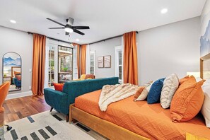 7 slaapkamers, een strijkplank/strijkijzer, reisbedje, gratis wifi