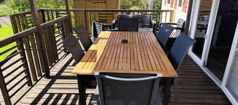 Séjour idéal à 10 min de la mer – Mobil-home 8 pers., piscines, camping 4★