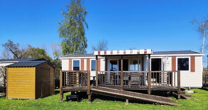 SĂ©jour idĂ©al Ă 10 min de la mer â Mobil-home 8 pers., piscines, camping 4â