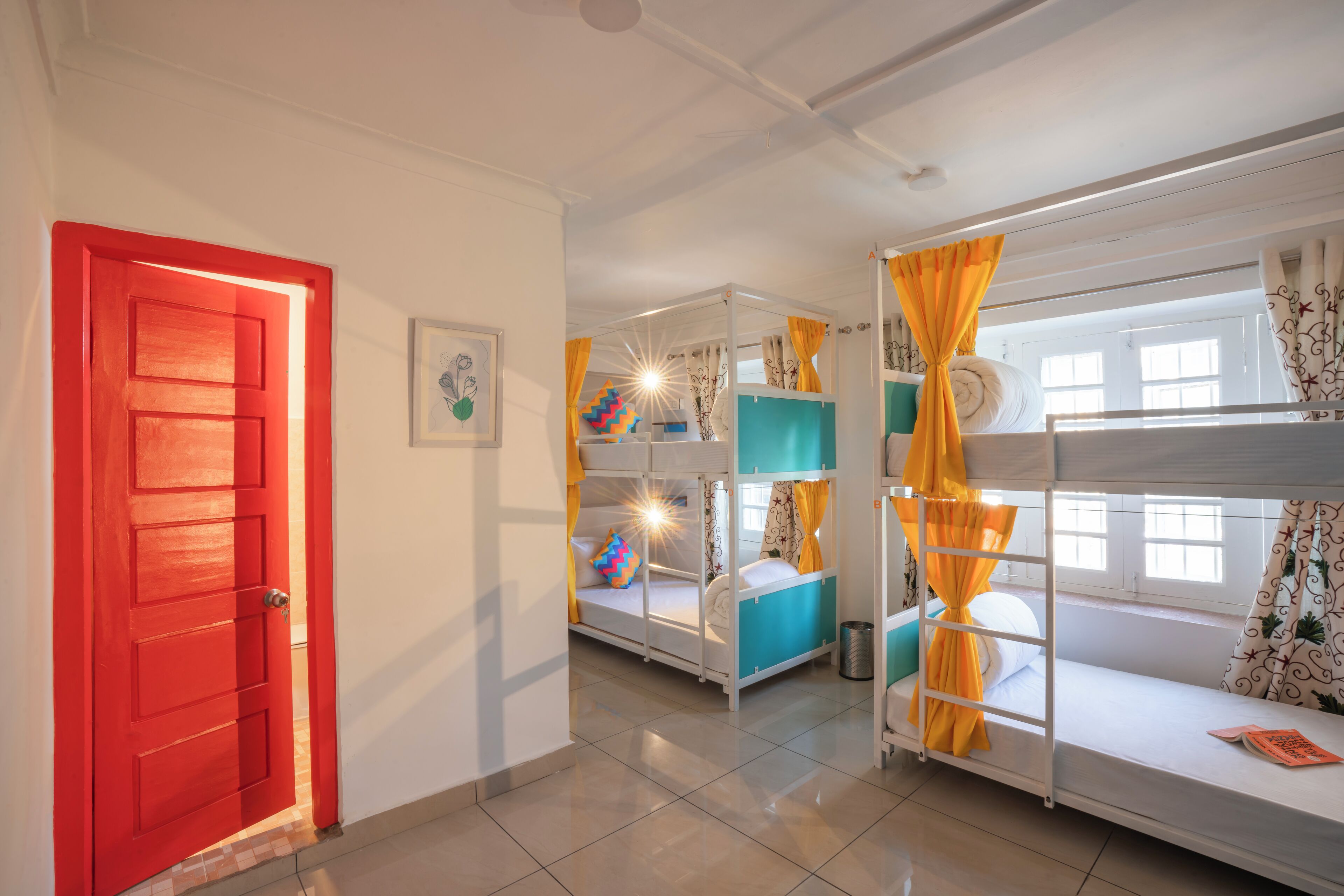 Bed in 4 Bed Mixed Dormitory A/C Room with Ensuite Bathroom | Free WiFi