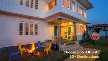 Front of property – evening/night