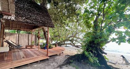 Comfortable Malagasy bungalow on private beach