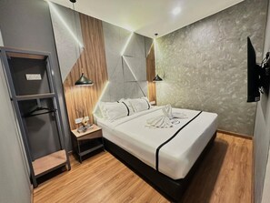 Studio | Skrivbord, strykjärn/strykbräda, gratis wi-fi och sängkläder