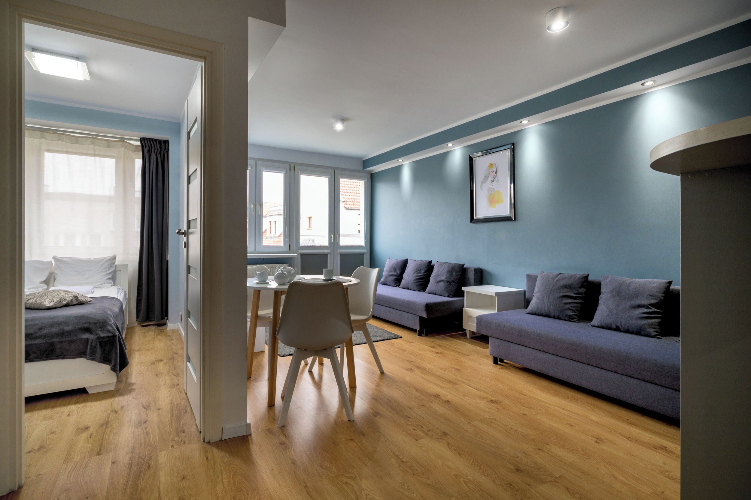 City Apartment | Living area | Flat-screen TV