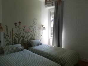 2 slaapkamers, wifi, beddengoed