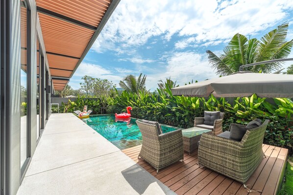 Terrace/patio - Modern 2-Level Pool Villa Long One A5 (Chalong)