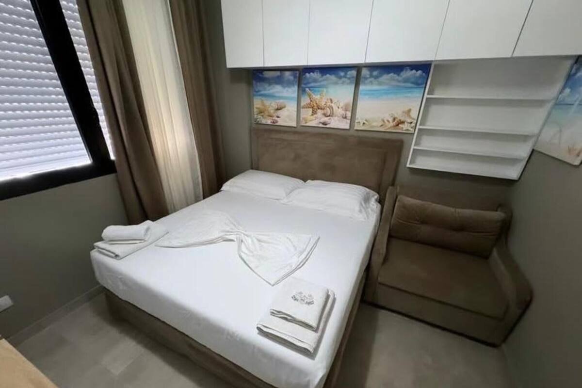 Deluxe appartement, balkon, uitzicht op het strand | Geluiddichte muren, gratis wifi