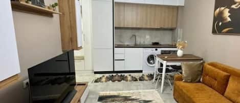 Appartement Confort, balcon, vue plage | Cuisine privée