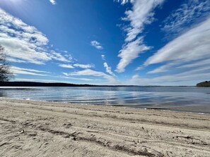 On the beach