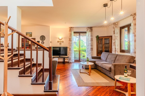 Flooring, Interior Design, Wood, Floor, Ceiling, Furniture, Living Room, Wood Flooring, Room, Home