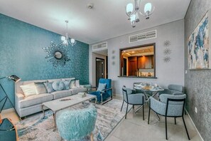 Apartment, Balcony | Living area - Bellavista - Spacious -1BR & Extra Room (Dubai)