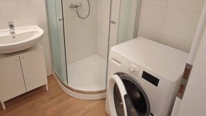 Studio, Smoking, Balcony | Bathroom - Juniper Studio Near Supermarkets (Kecskemet)