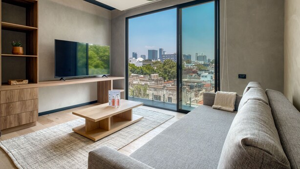 Unclassified image, 1 of 34, button - Brand New 1 BR Condo in Roma Norte - Rooftop (Mexico City)