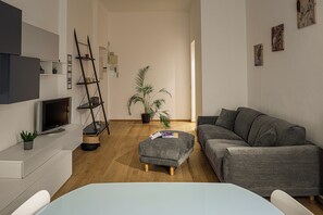 Appartement, vue ville | Coin séjour