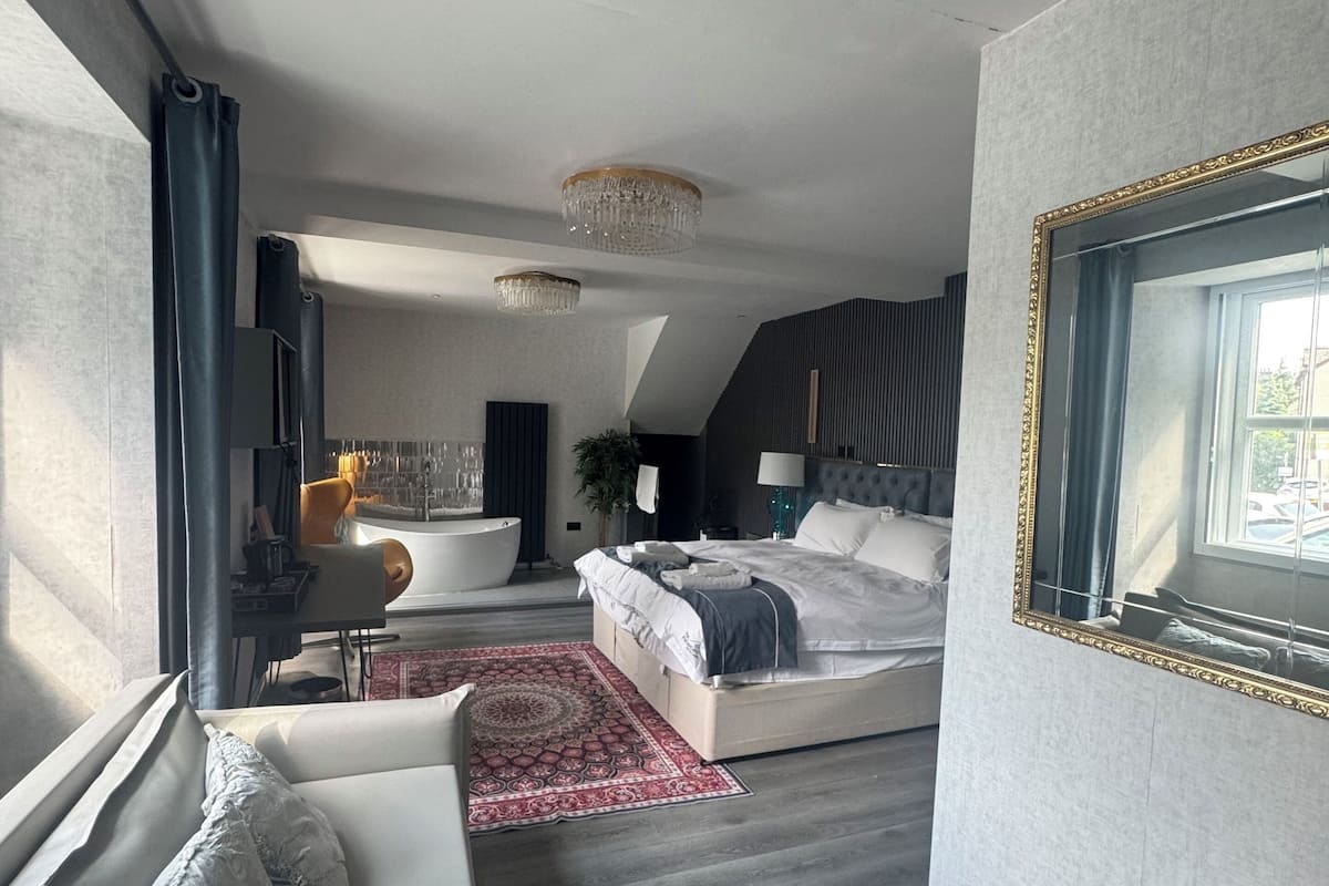 1 slaapkamer, luxe beddengoed, donzen dekbedden, gratis wifi
