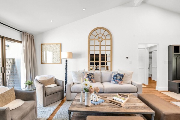 Soft textures, calming tones, and a space that invites you to stay awhile. This is living room serenity at its finest.