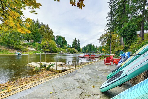 Pet-friendly Studio w/ Fire Pit in Olympia!