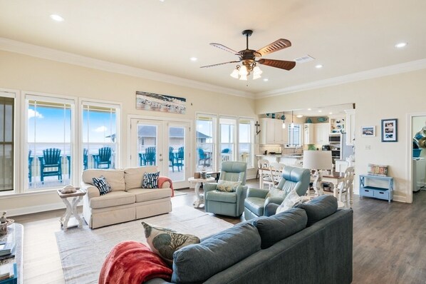 Maison, 3 chambres | Coin séjour | TV connectée, services de streaming