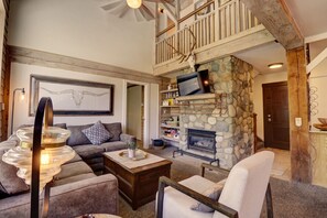 Condo, 4 Bedrooms | Living area | Smart TV - An206 Anaconda 4 Bedroom Condo (Copper Mountain)
