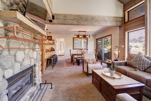 Condo, 4 Bedrooms | Living area | Smart TV - An206 Anaconda 4 Bedroom Condo (Copper Mountain)