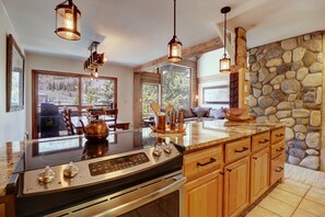 Condo, 4 Bedrooms | Private kitchen | Fridge, oven, coffee/tea maker, toaster - An206 Anaconda 4 Bedroom Condo (Copper Mountain)