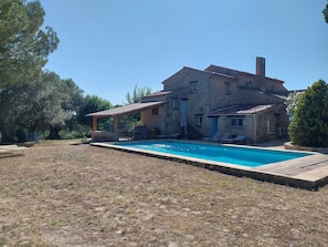 Pool - Le Mas Valou, villa with private pool in Tourrettes (Tourrettes)