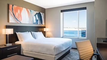 Ropa de cama de alta calidad, camas Select Comfort y minibar