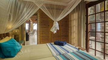 Casa família, 3 quartos, de frente para a praia | Individualmente decorados, individualmente mobiliados, Wi-Fi de cortesia