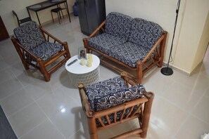 Living room - Strandblick in der Residenz Apartment in Santo Domingo (Santo Domingo Este)