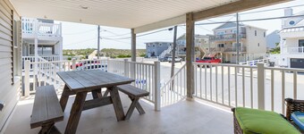 Beach Block in Beach Haven  - 3 bedrooms + 2 full baths - Unit 1 of duplex