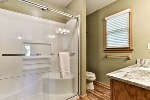 Shower, hair dryer