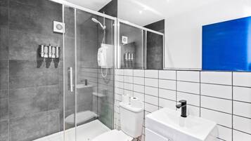 Shower, hair dryer