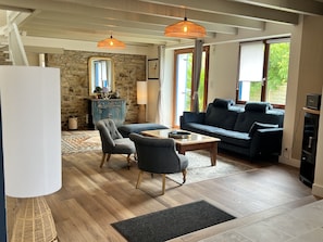 TV connectée, cheminée