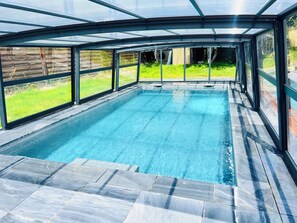 Indoor pool, outdoor pool